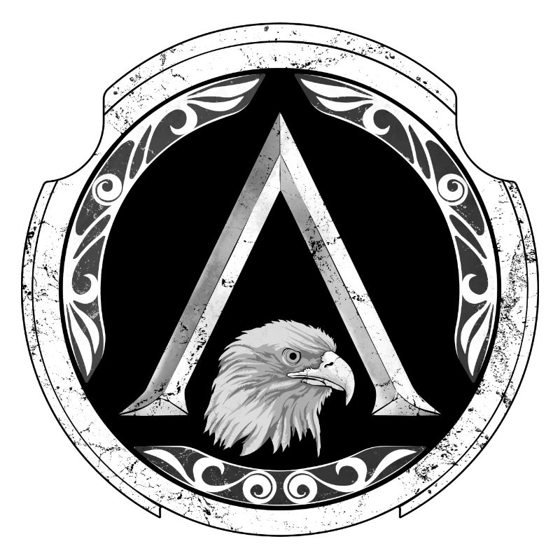 Golden Eagle Sparta Symbol