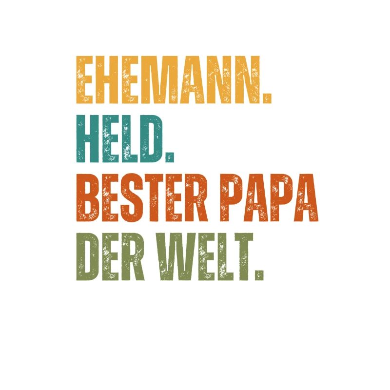 Ehemann Held bester Papa der Welt Geschenk