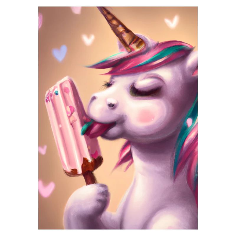 Eiscreme Einhorn