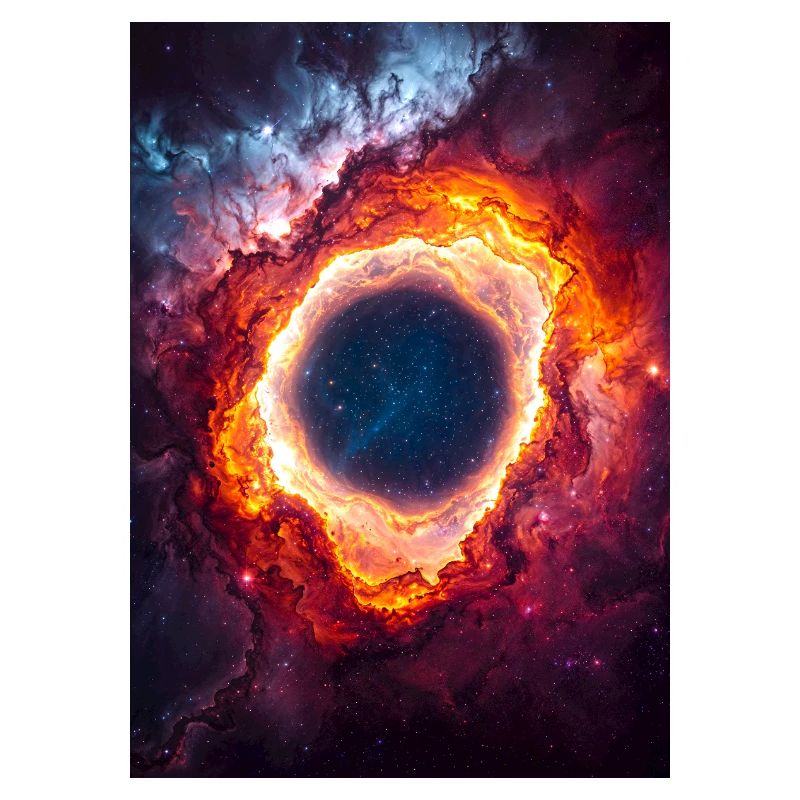 Celestial Ring Nebula Glow