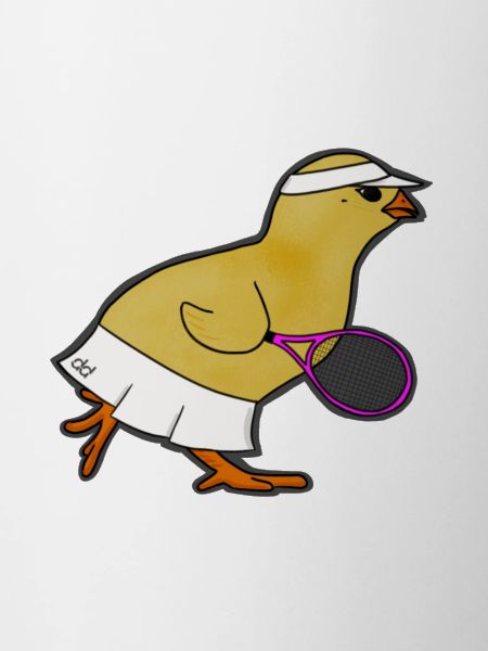 Tennis Chick Running