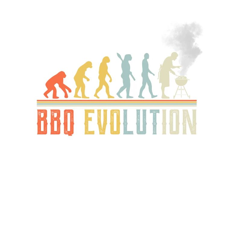 BBQ Evolution Funny Quote