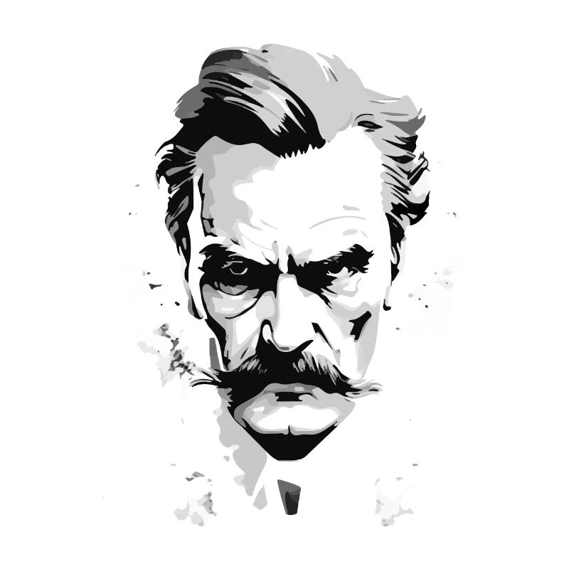 Nietzsche dans le style de Rorschach