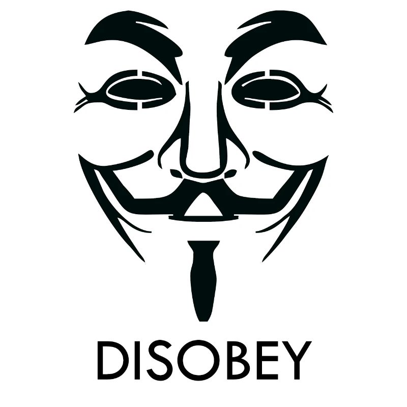 Anonymous disobey black