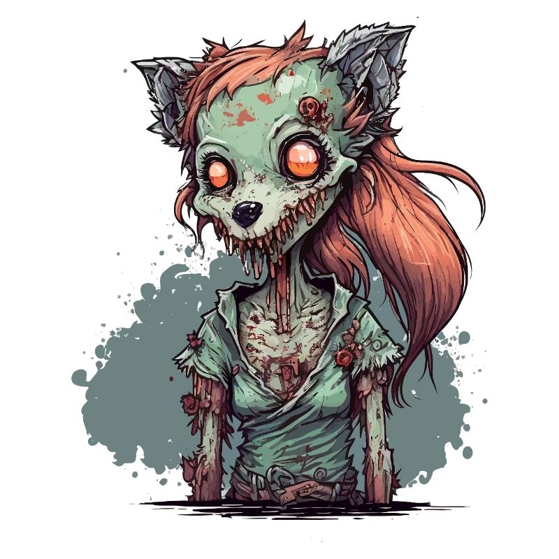 Renarde zombie