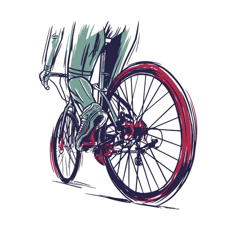 Vélo de course sprinter course cyclisme