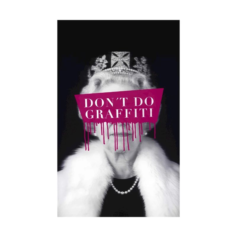 don’t do graffiti poster