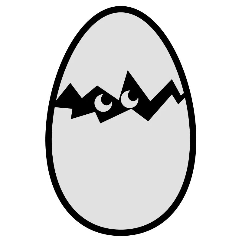 Egg avec les poussins