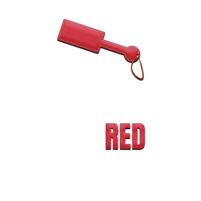 Make My Ass Red again Kinky Paddle en cuir BDSM