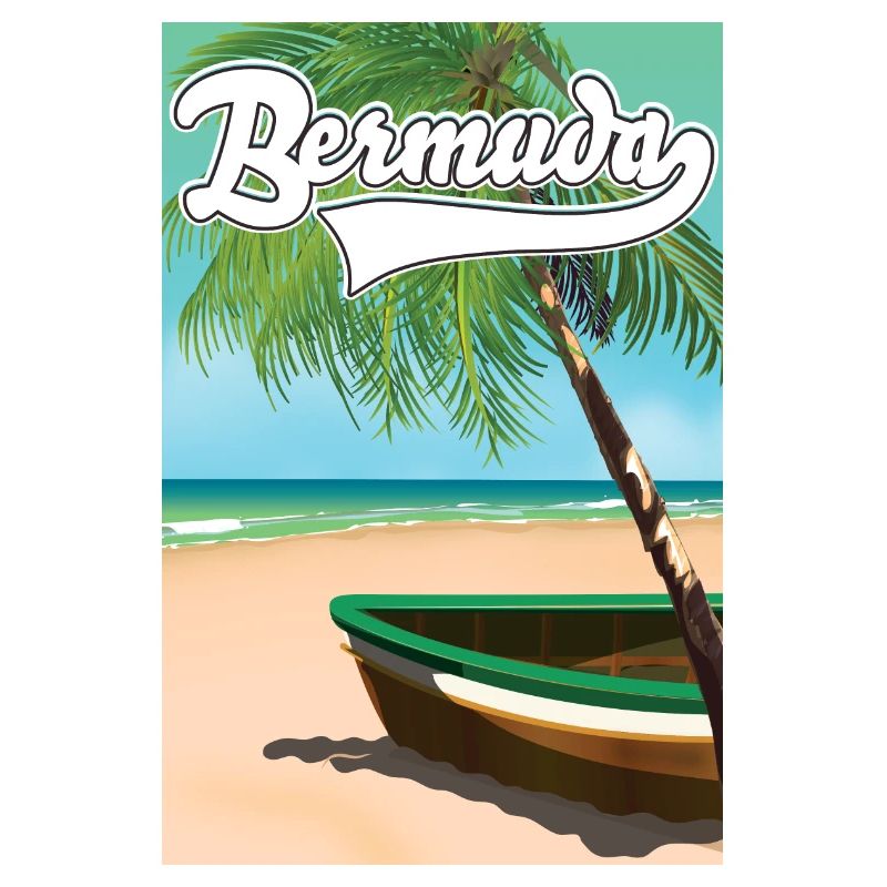 Affiche vacances aux Bermudes