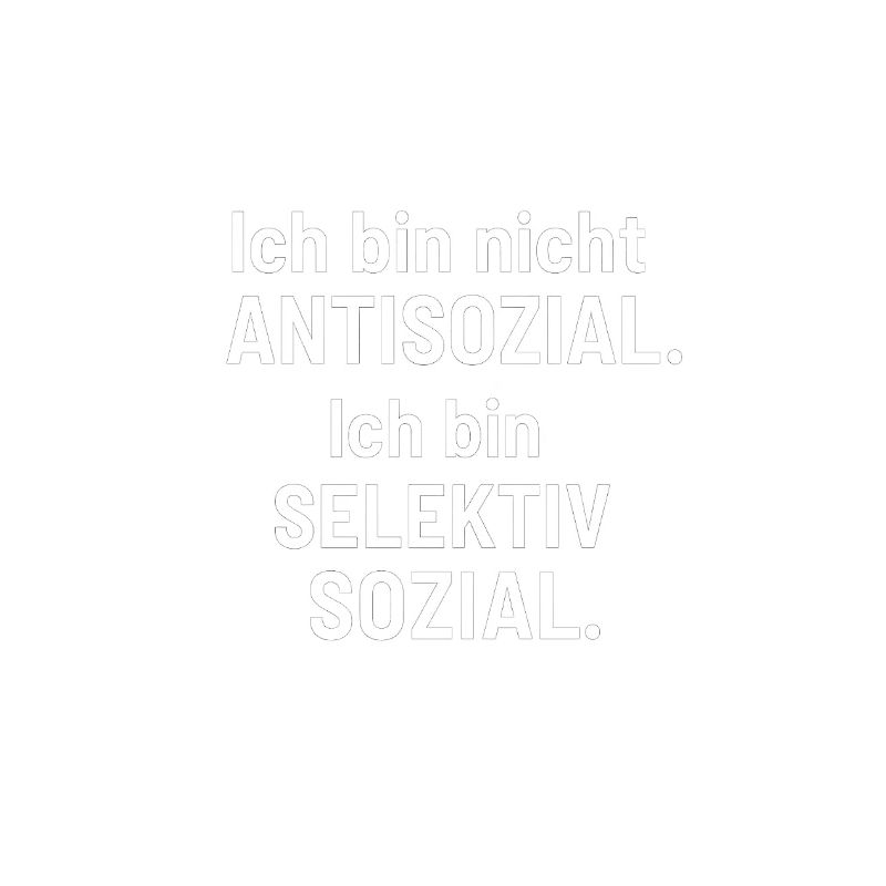 I'm selectively social