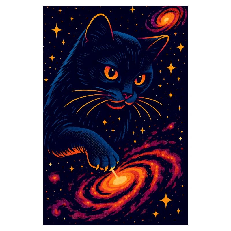 Conception de chat cosmique, Chats d’amour