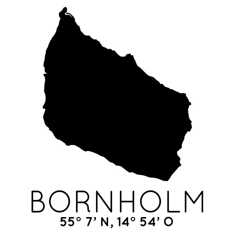 Bornholm coordonnées Danemark île vacances Danmark