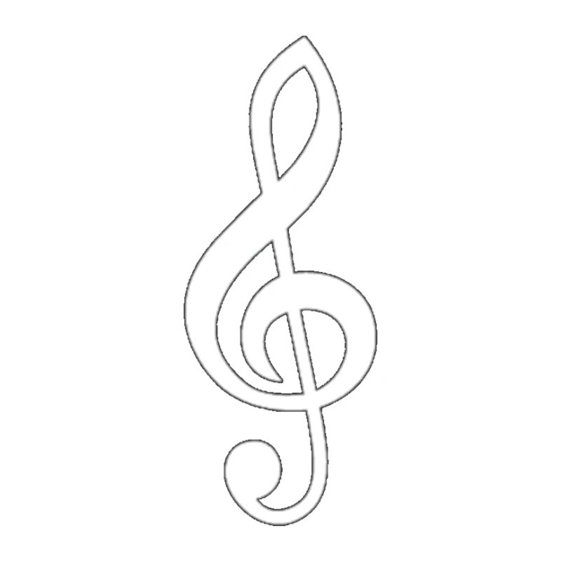 Notenschlüssel Symbol Musiknote