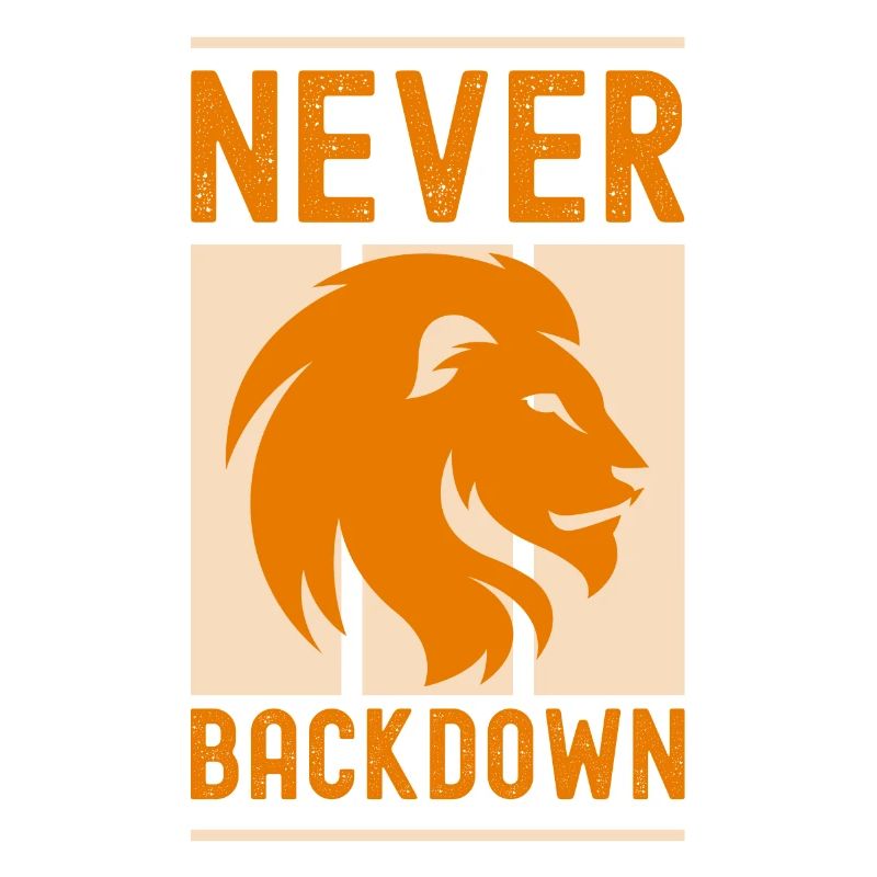 never backdown