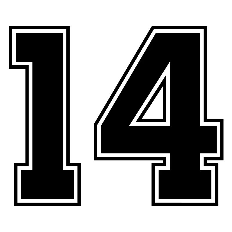 14 number jersey
