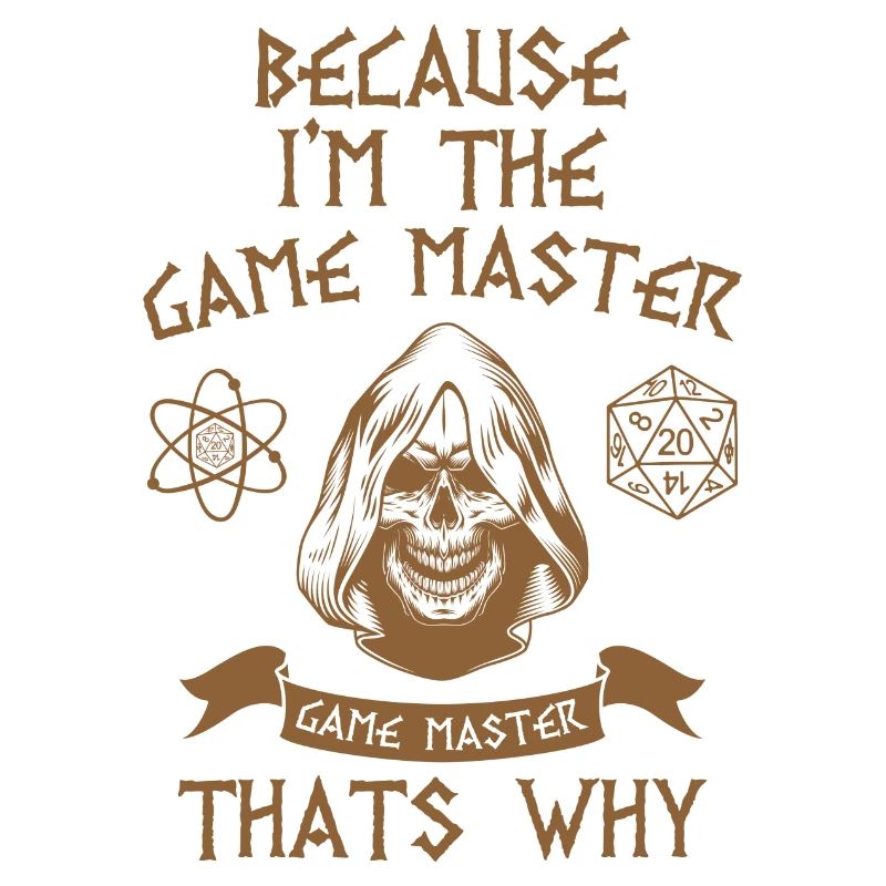 Game master nerd role playing game geek gift