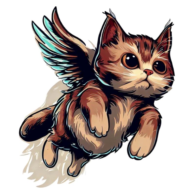 Chat volant