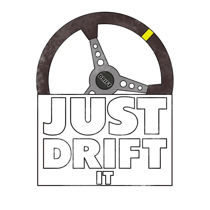 Just Drift it Lenkrad Drifting Auto Geschenk