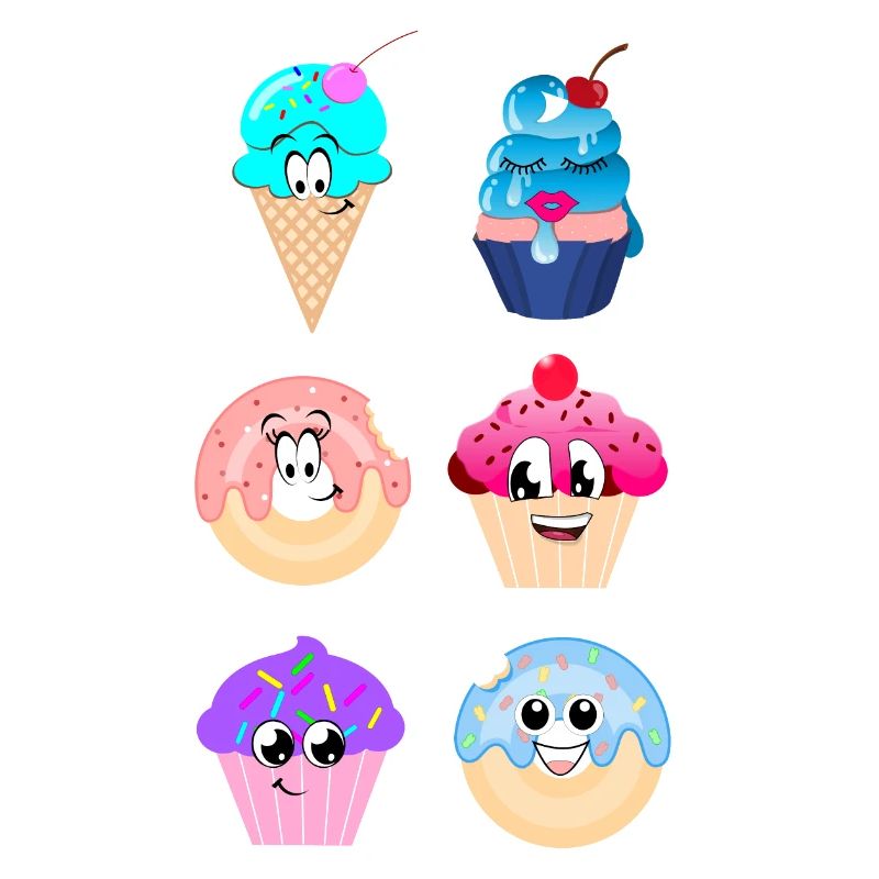 Sweets, Donut, Cupcakes, Eis