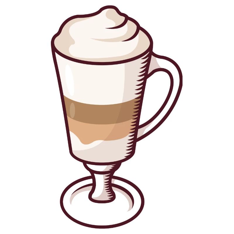 Latte avec mousse