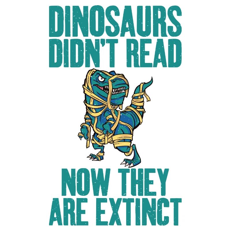 Dinosaur didn't read what to do with them