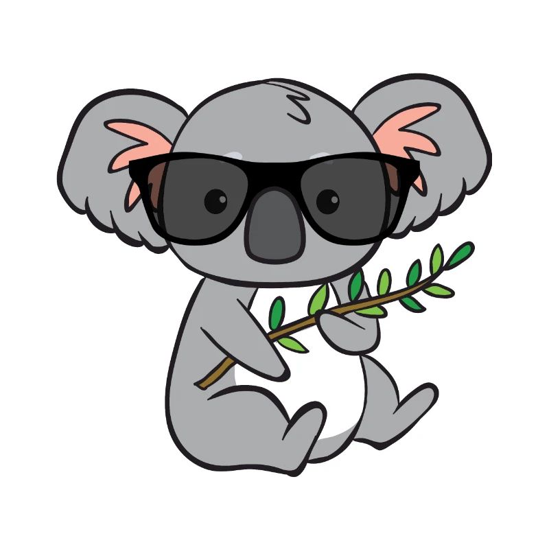 Koala mit Brille