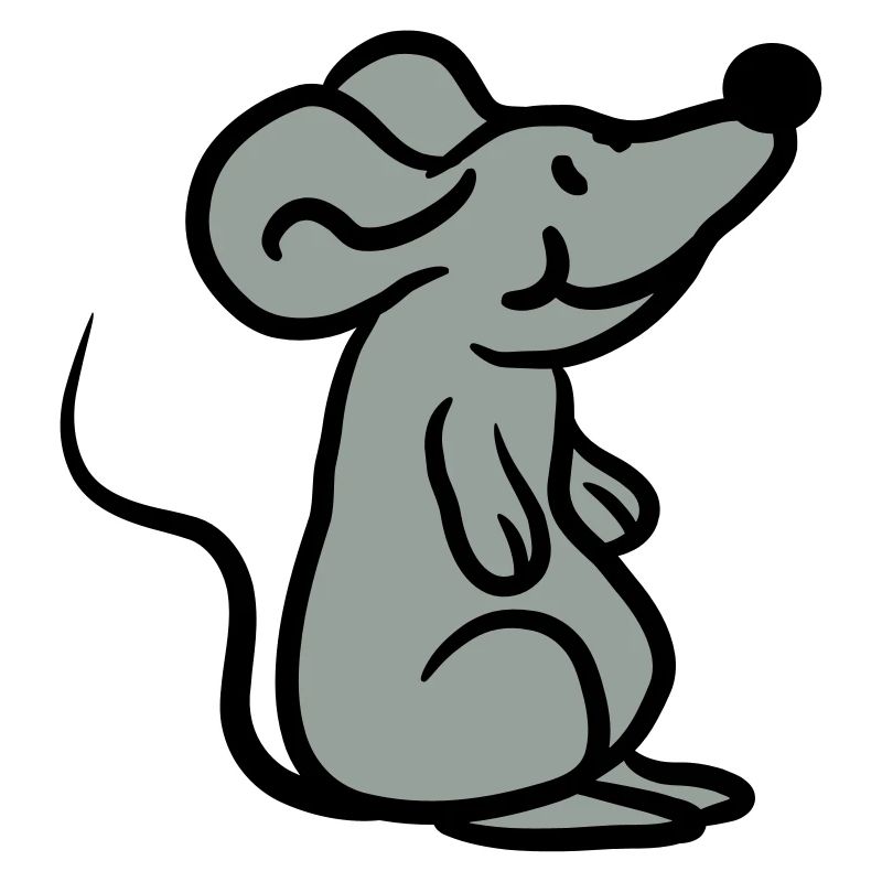 Little cute cute mouse