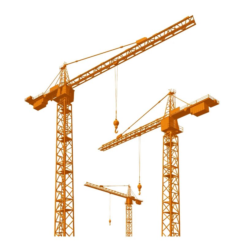 Construction cranes, construction site, industry
