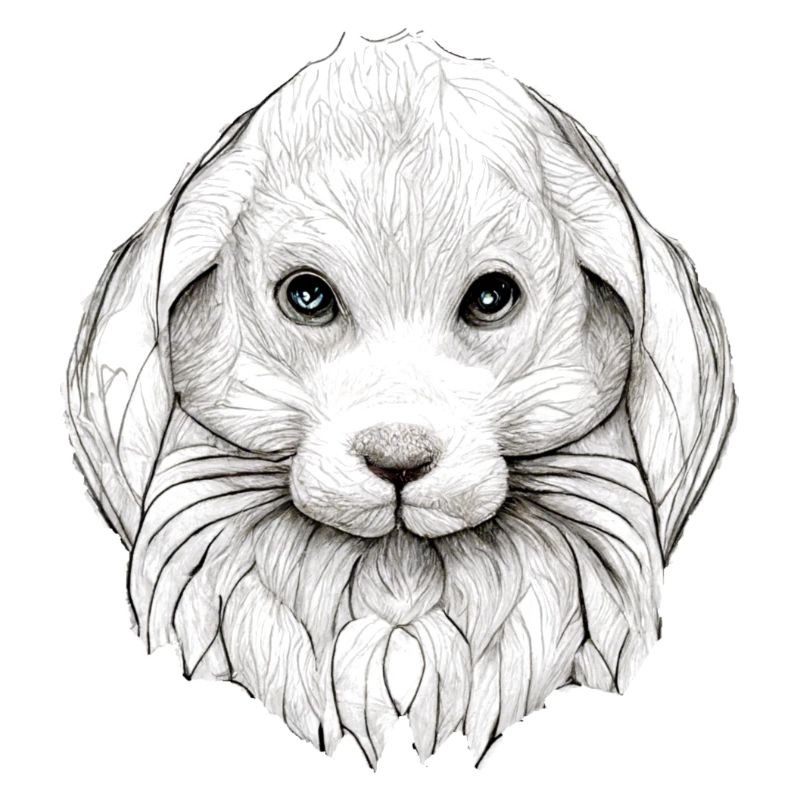 Lapin dans le style comique