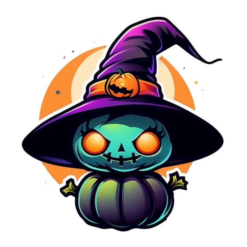 Halloween - Pumpkin Witch Hat