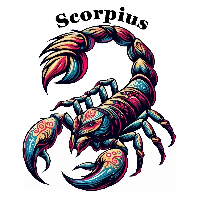 Scorpio Scorpius colorful
