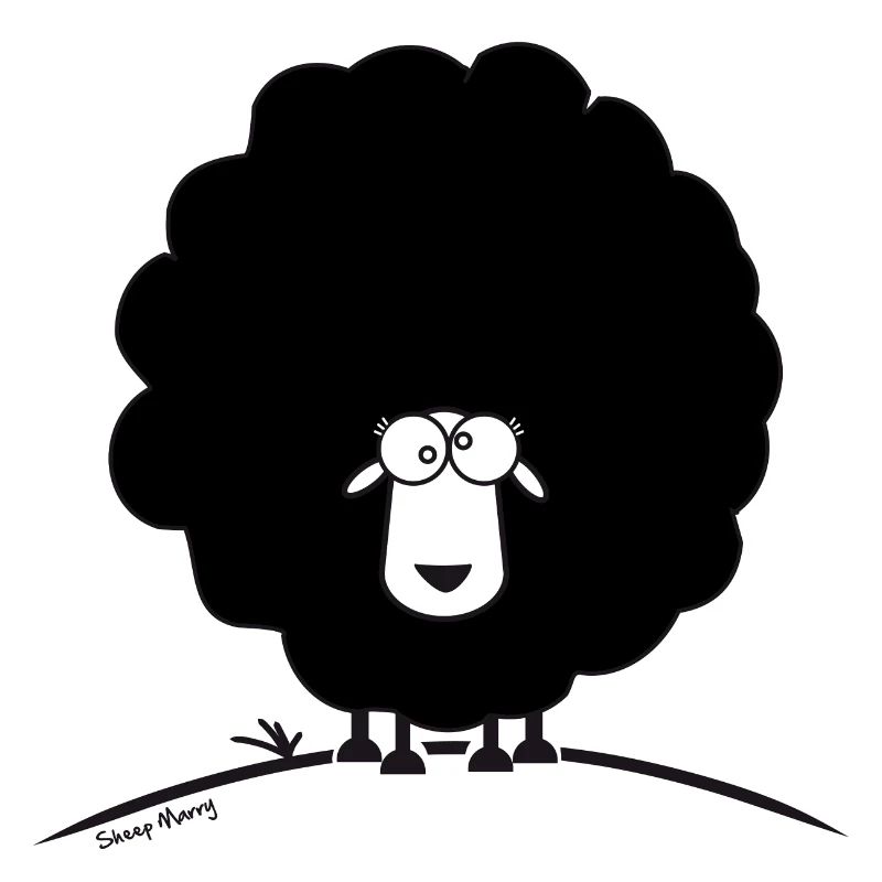 Sheep Marry black / Schaf Marry schwarz