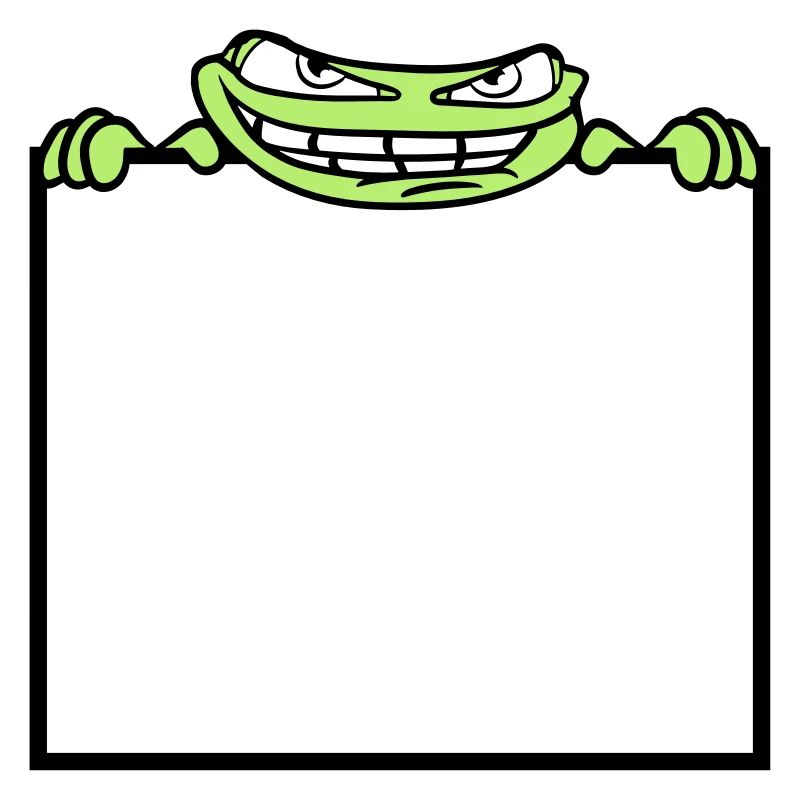 frog shield hide frame text write mau