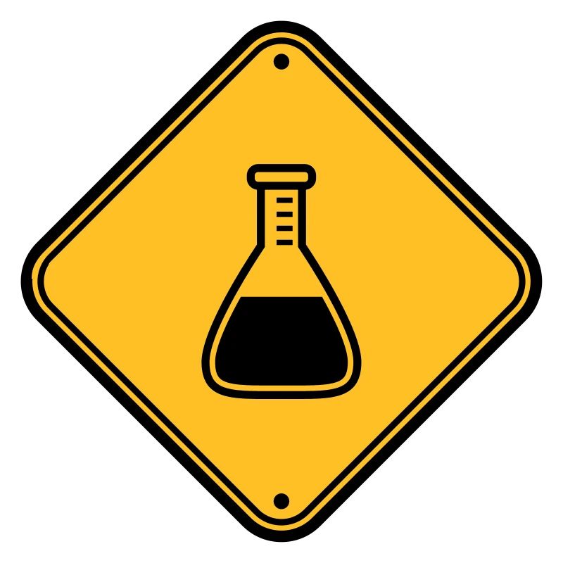 caution science shield note caution flues