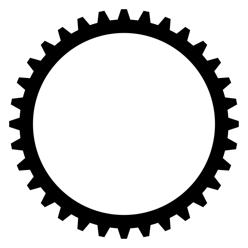 mechanical gear mechanical round serrated clockwork
