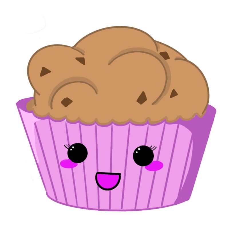 Visage de cupcake