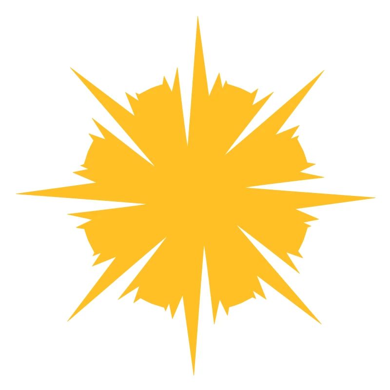 Sun snow star crystal