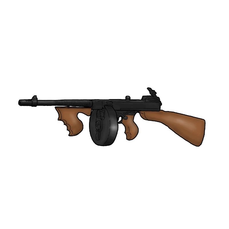 Tommy Gun / Thompson Sub Machine Gun