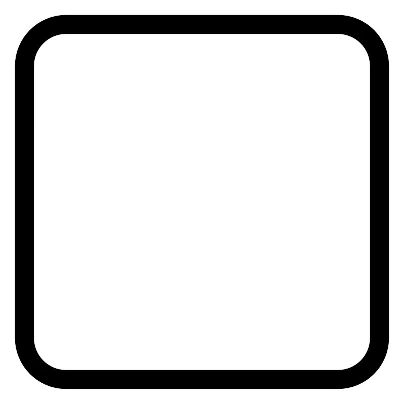 Square with round corners Template for editing