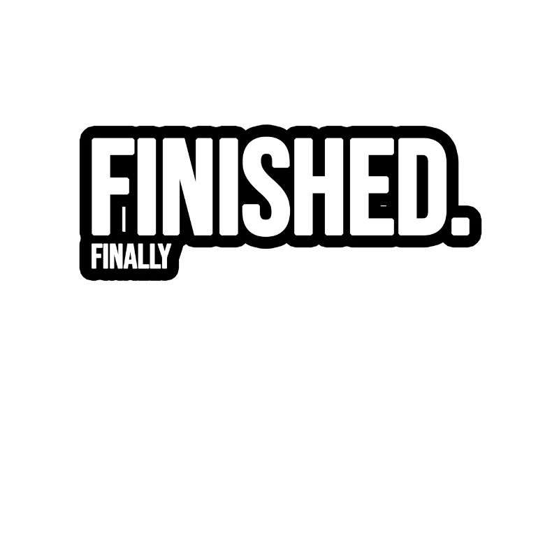 finito. finalmente!