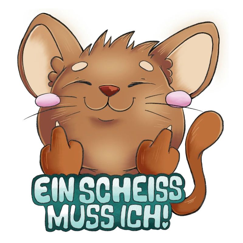 Katze - Ein Schei* muss ich!