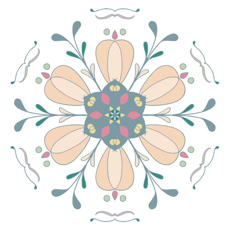 Mandala dans le style boho