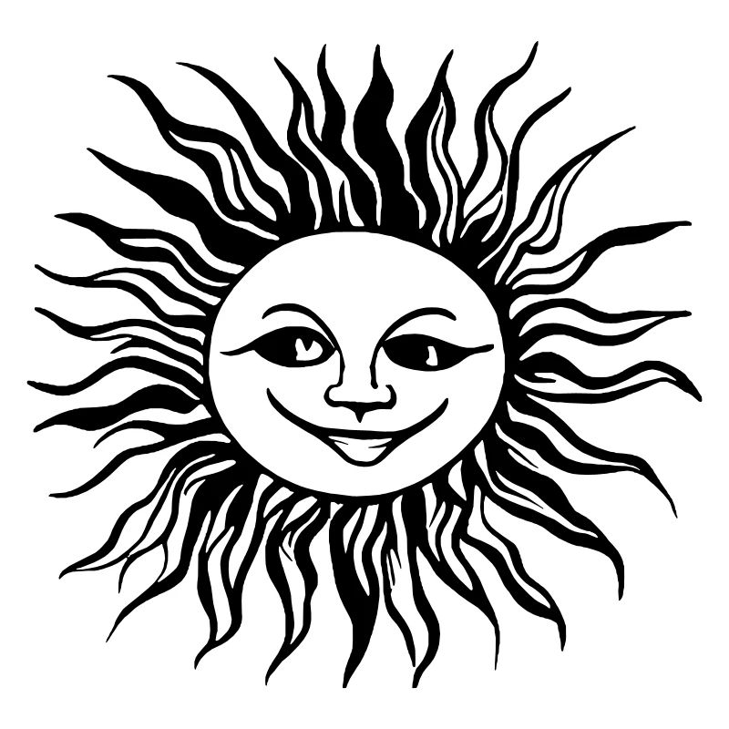 Sun Summer Watercolor Nature Beach Sky Vector 1