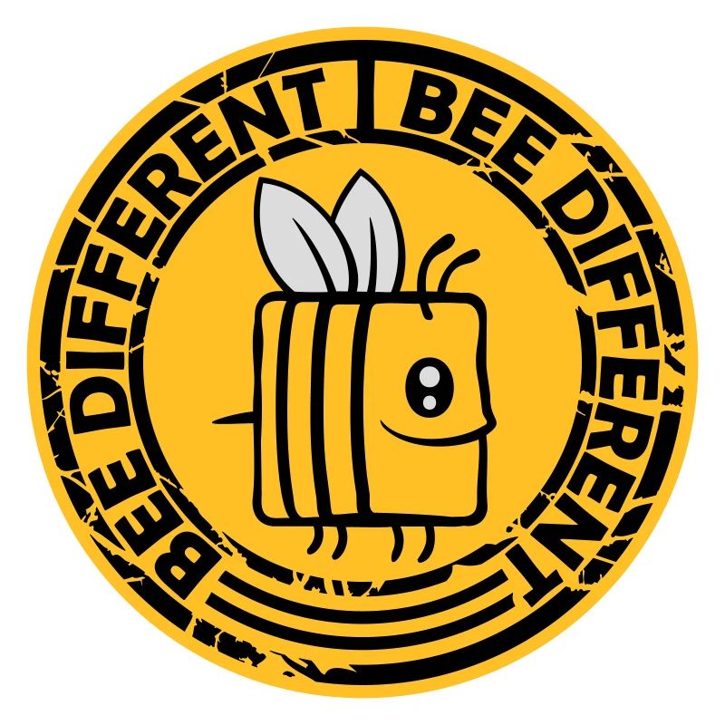bee different Spruch Zitat