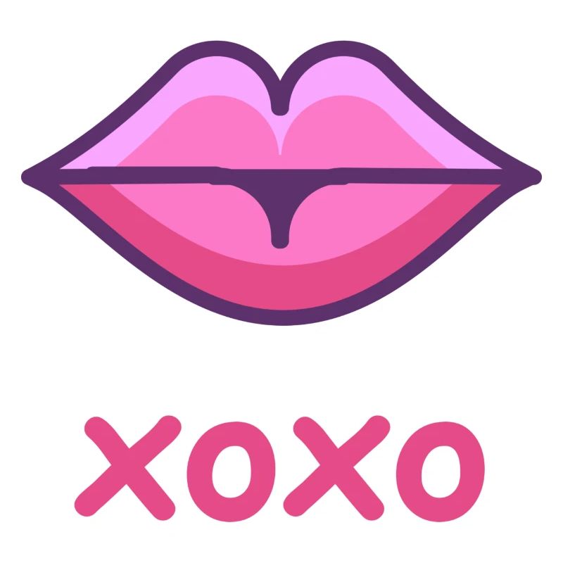 XOXO Bouche baiser
