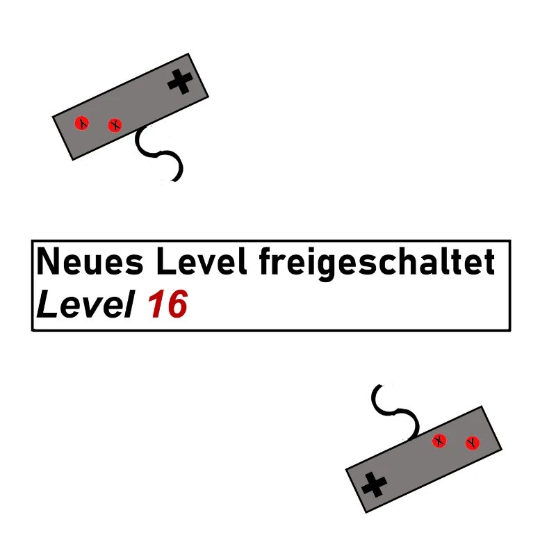 Level Up Gaming Geburtstag Geschenk Geschenkidee