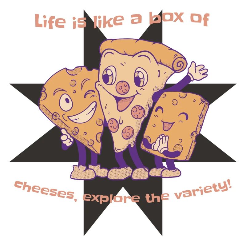 La vie est comme une boîte de fromages Explorez la variété