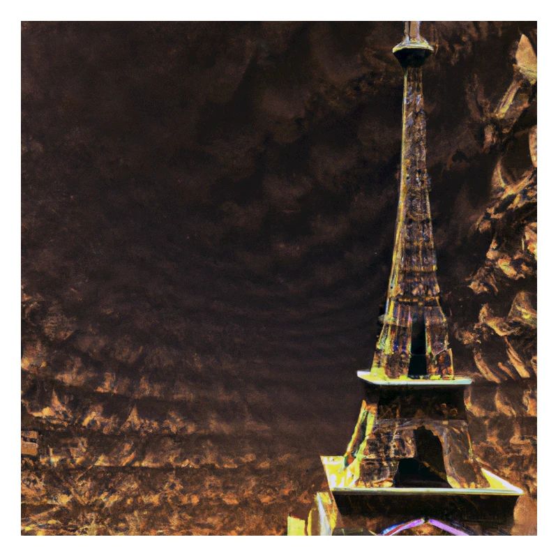 Futuristic Eiffel Tower