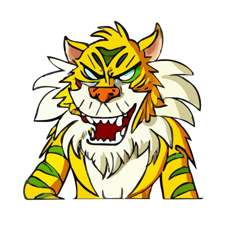 Exe der mürrische Tiger